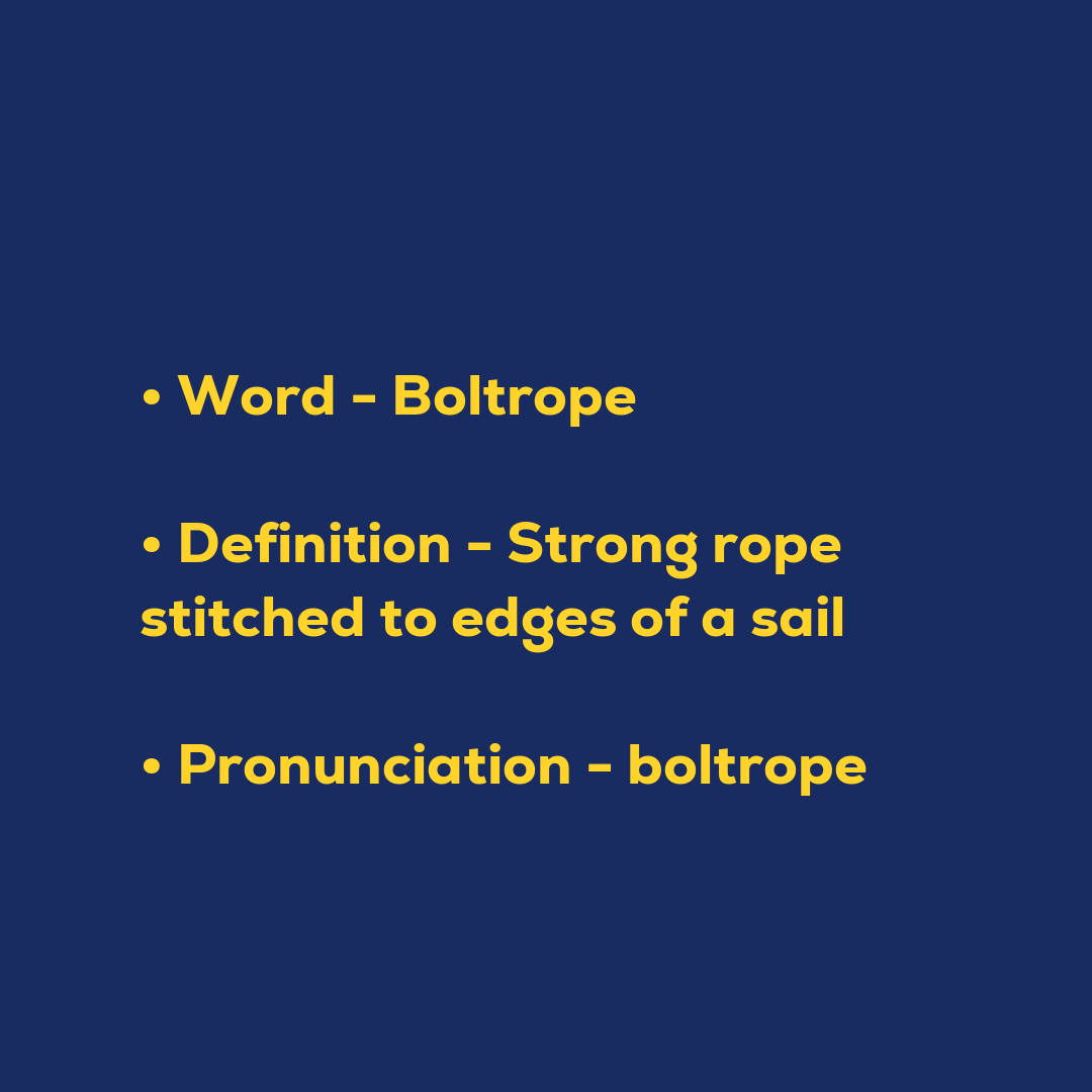Random Words - Boltrope
