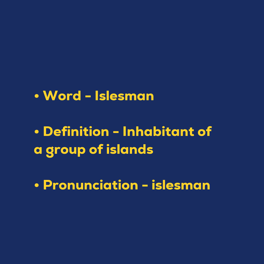 Random Words - Islesman