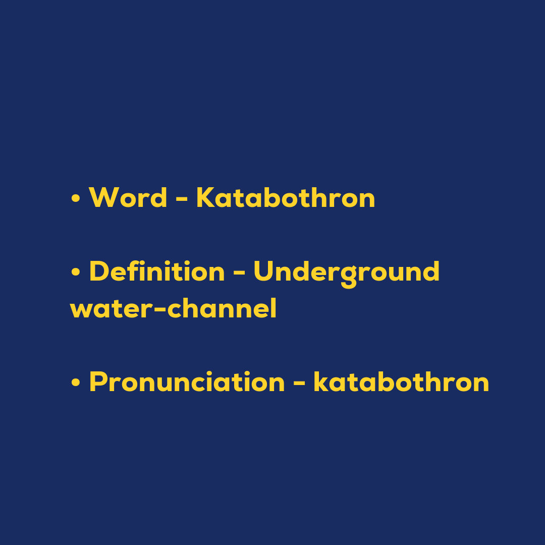 Random Words - Katabothron