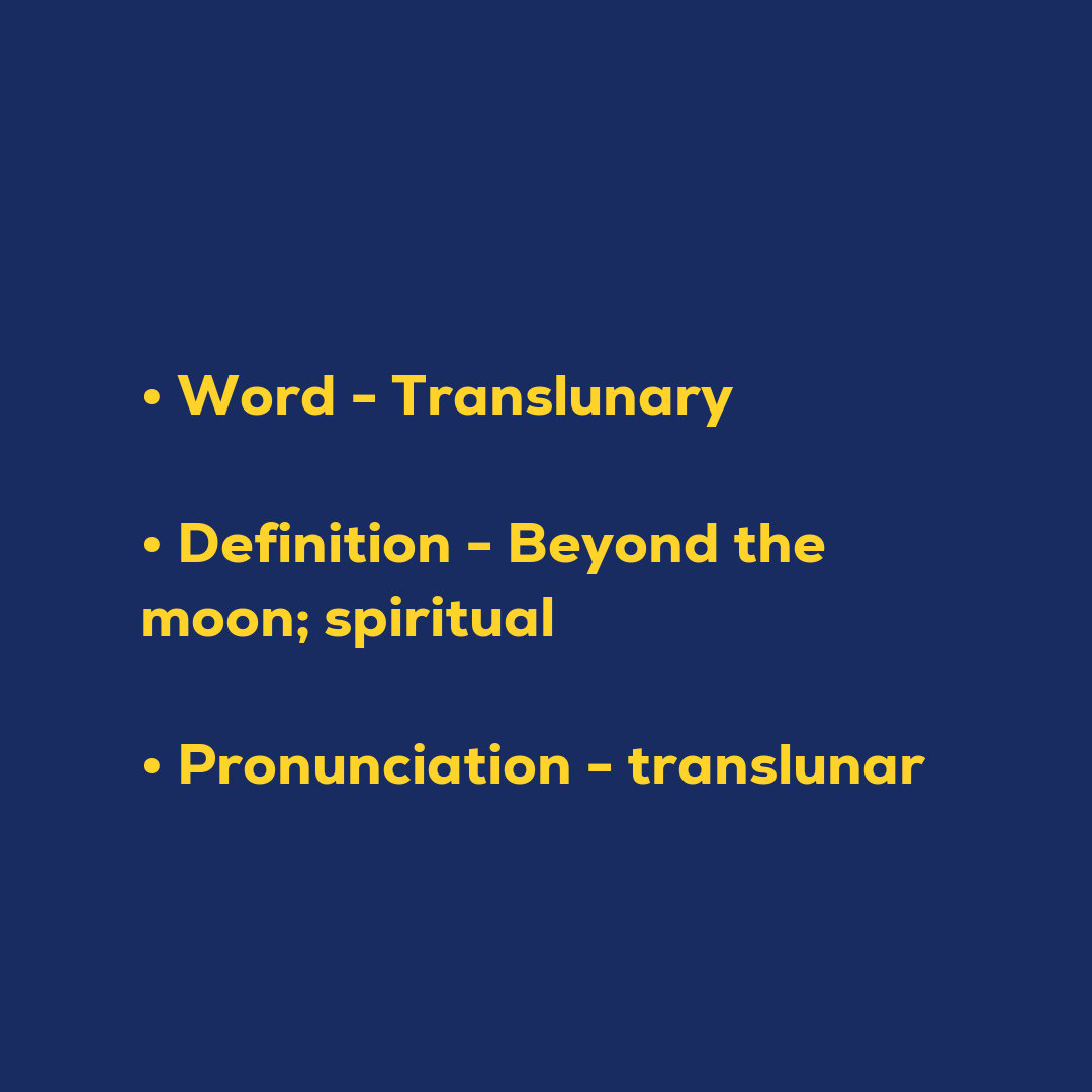 Random Words - Translunary