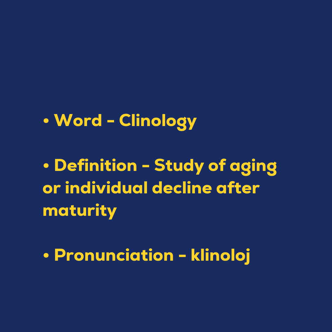 Random Words - Clinology