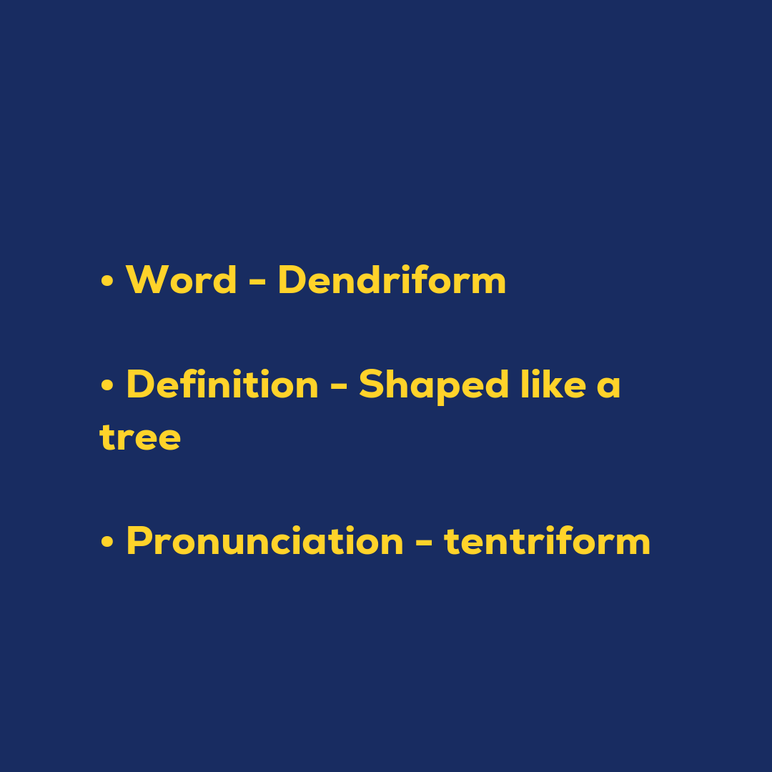 Random Words - Dendriform