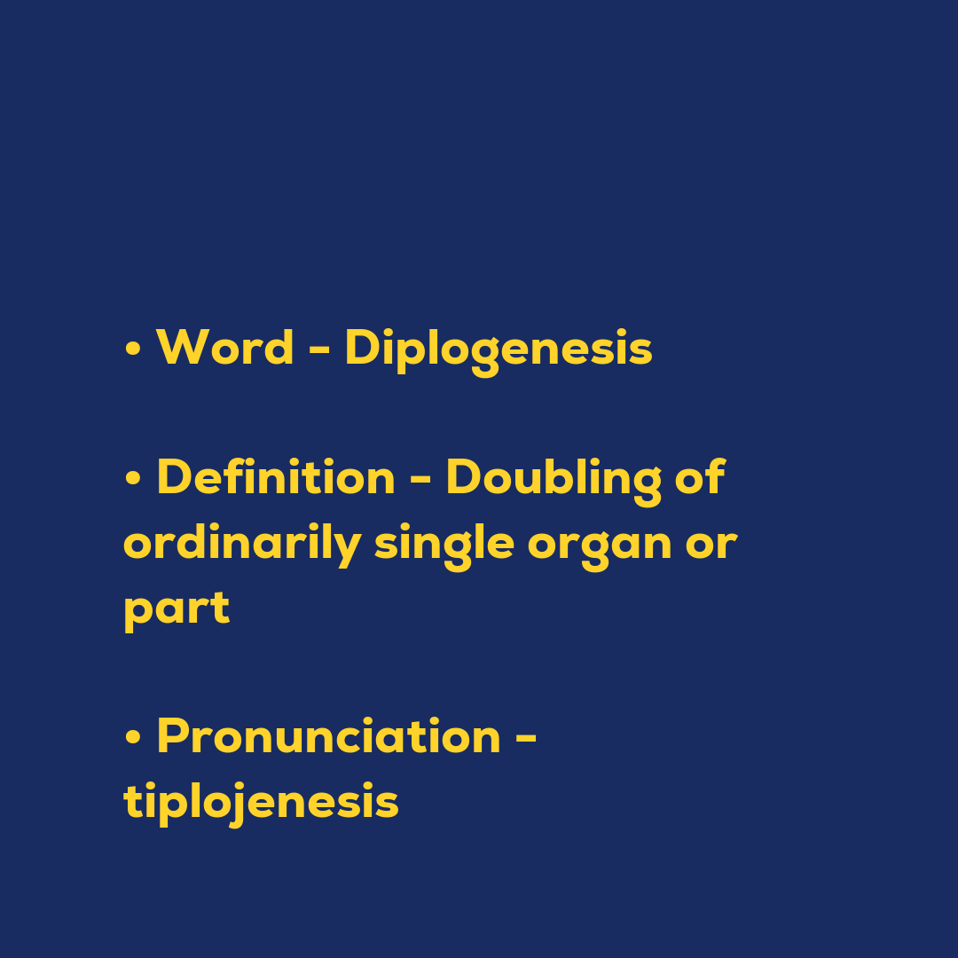 Diplogenesis