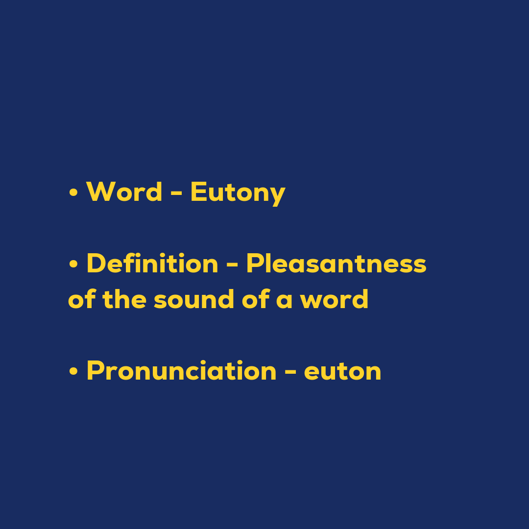 Random Words - Eutony
