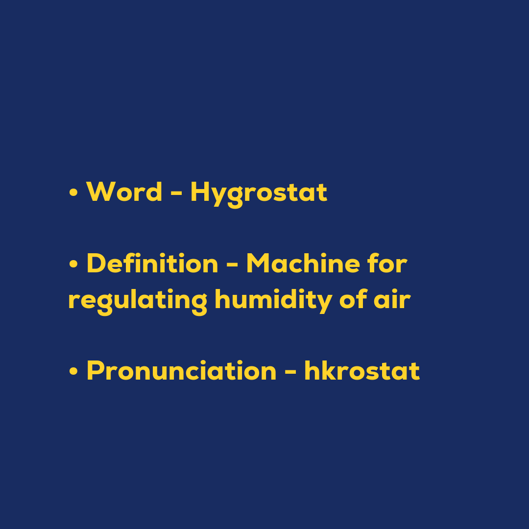 Hygrostat