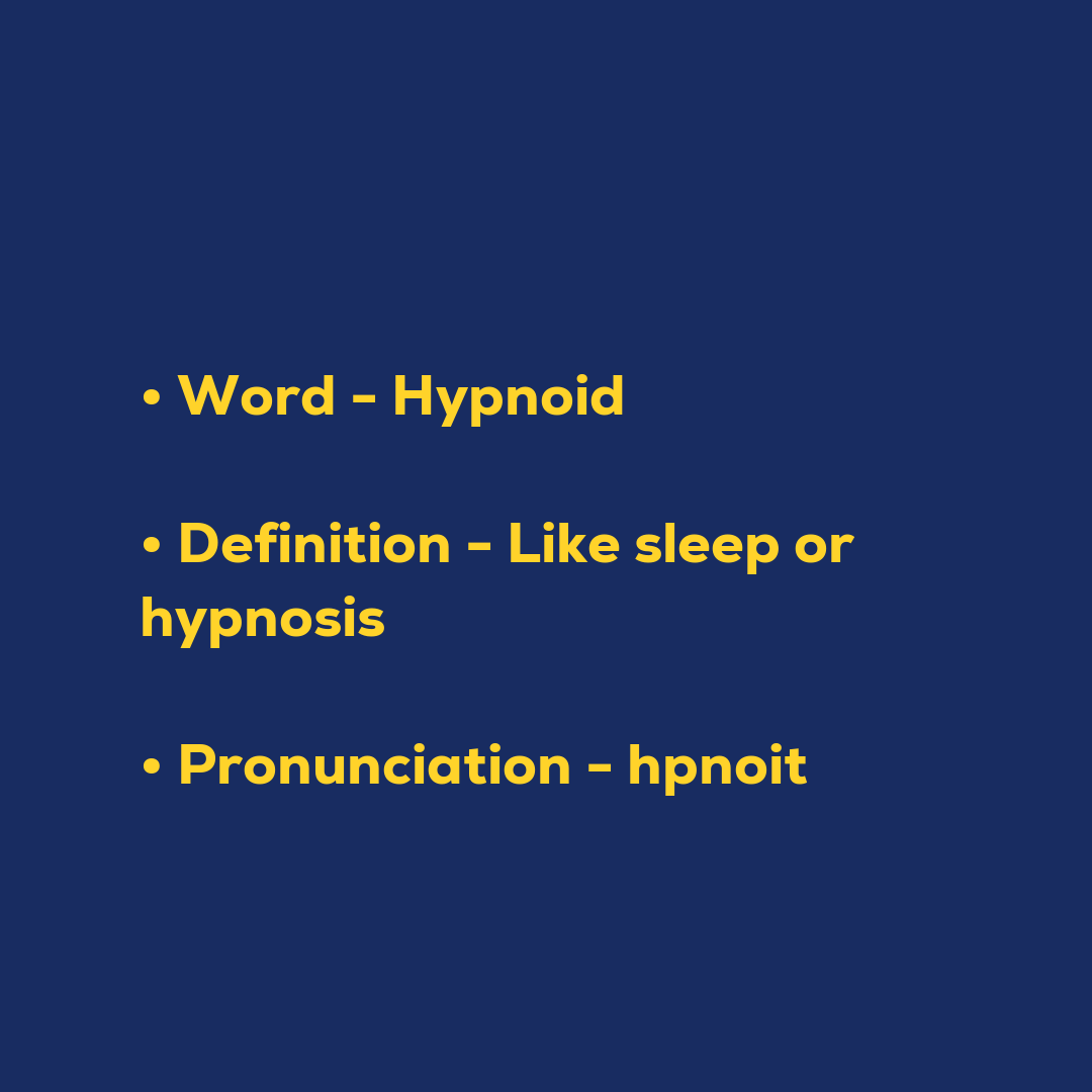 Random Words - Hypnoid