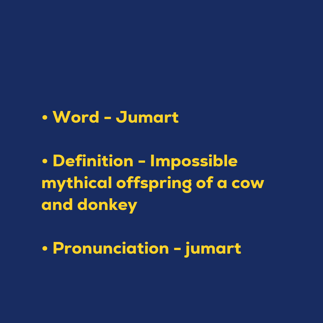 Random Words - Jumart