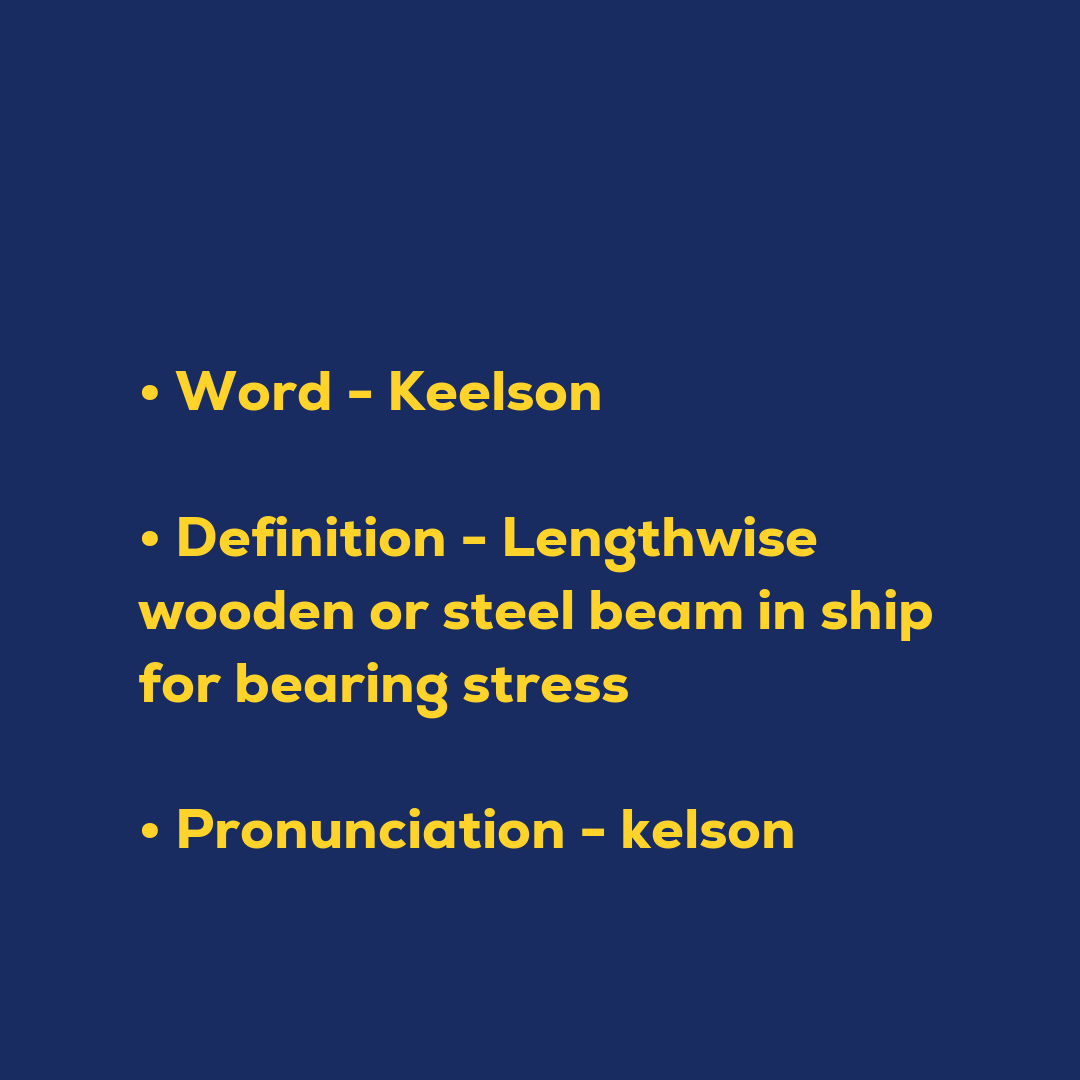 Random Words - Keelson