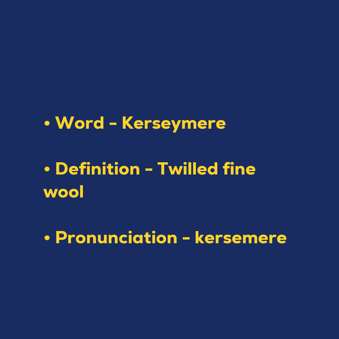 Random Words - Kerseymere