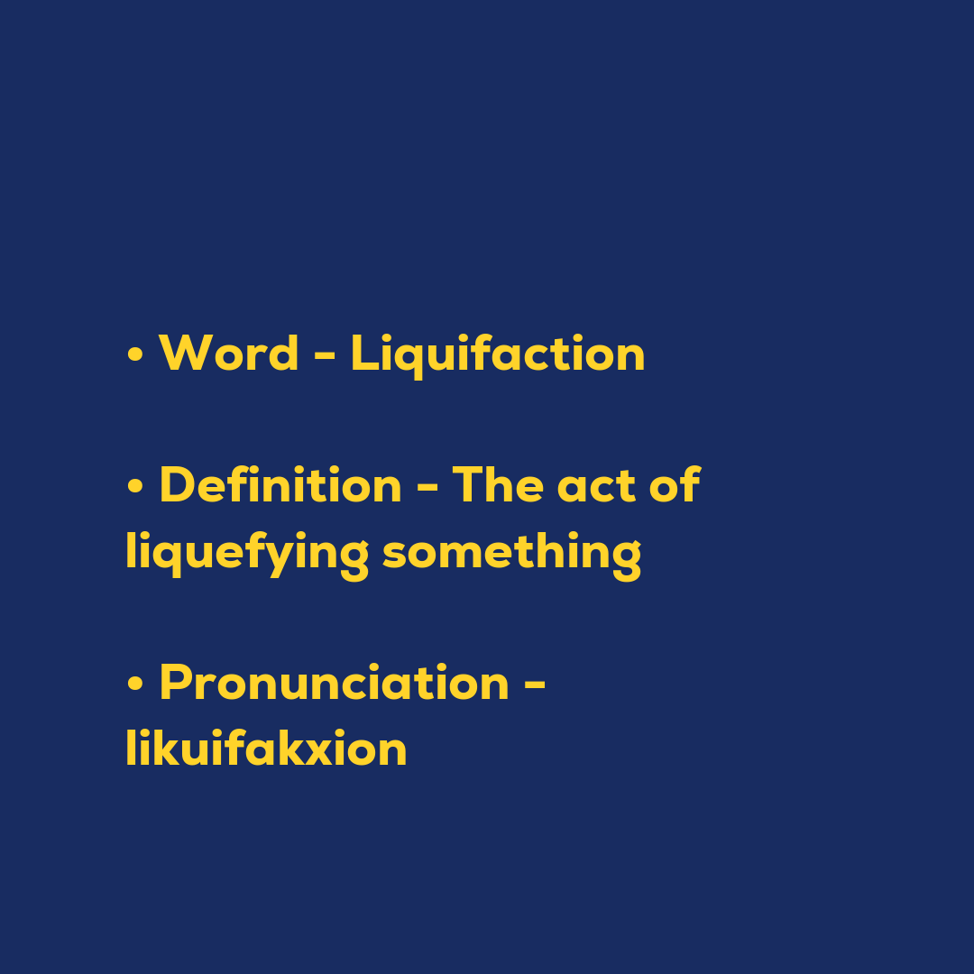 Random Words - Liquifaction