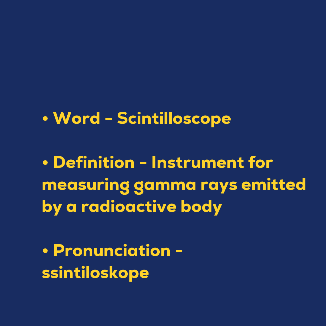 Random Words - Scintilloscope