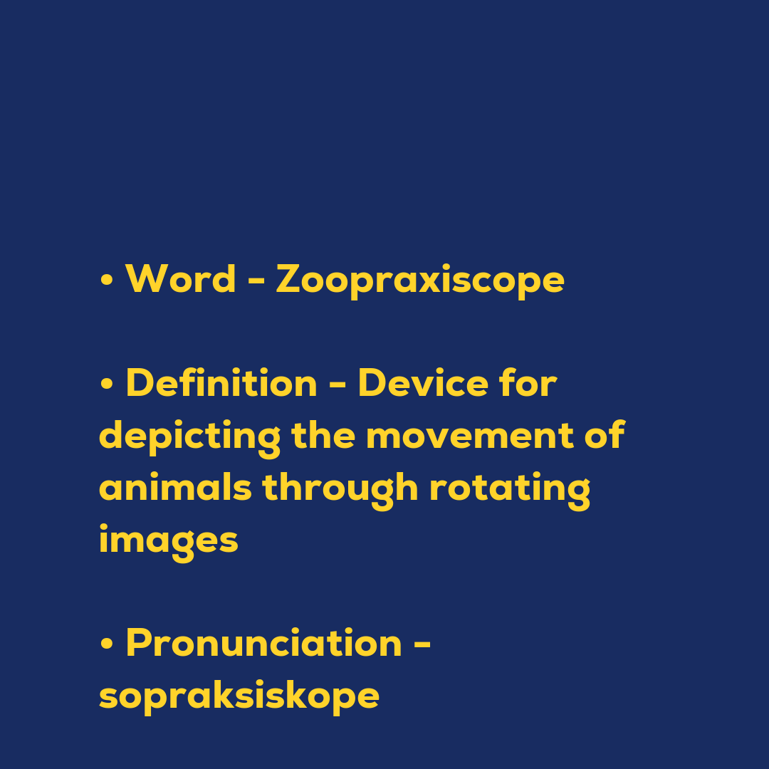 Random Words - Zoopraxiscope