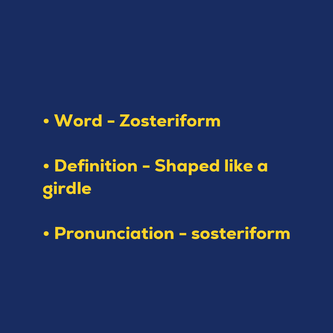 Random Words - Zosteriform