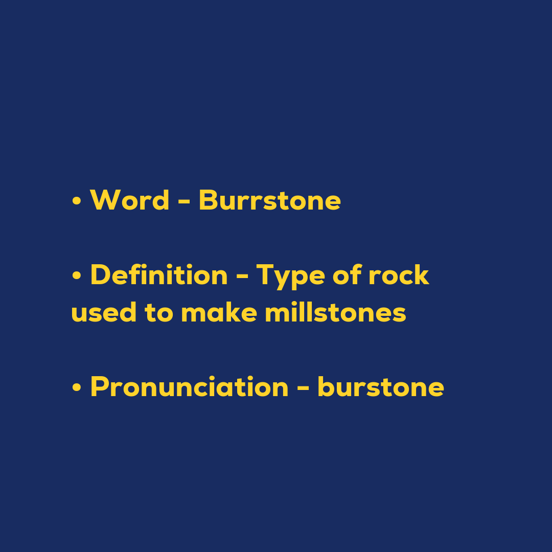 Random Words - Burrstone