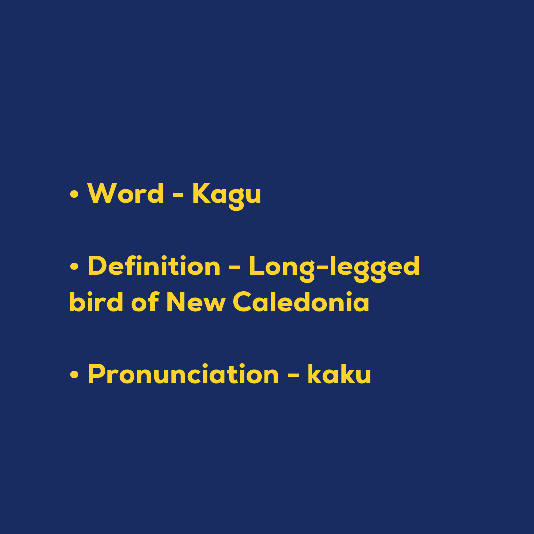 Random Words - Kagu