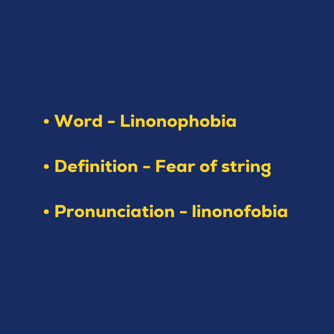 Linonophobia