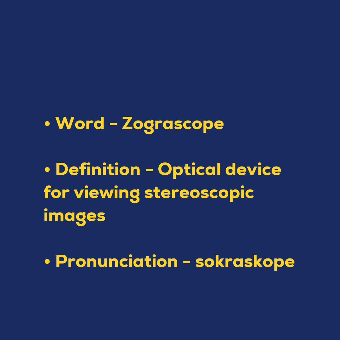 Random Words - Zograscope