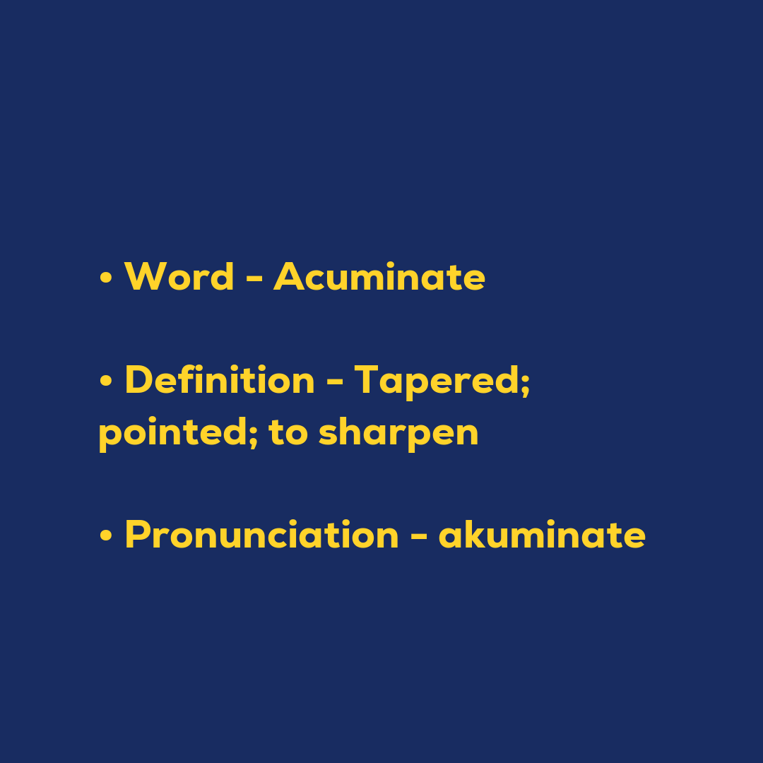 Random Words - Acuminate
