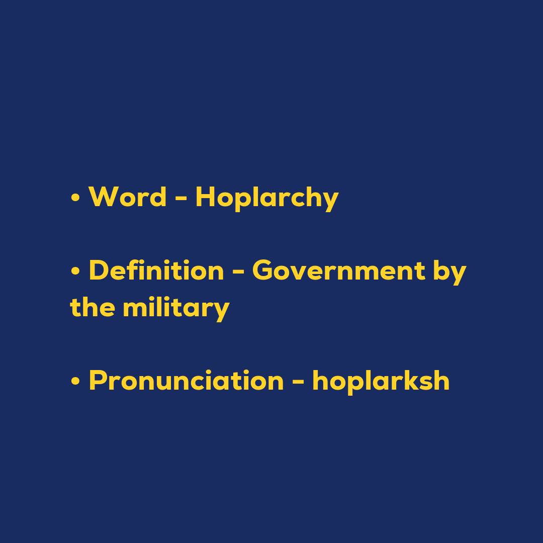 Random Words - Hoplarchy