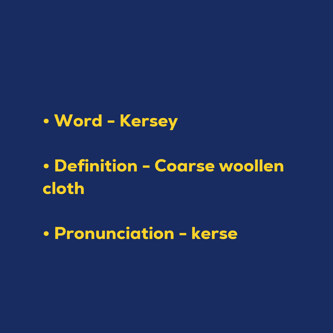 Random Words - Kersey