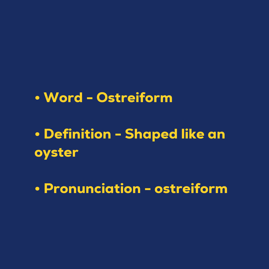 Random Words - Ostreiform