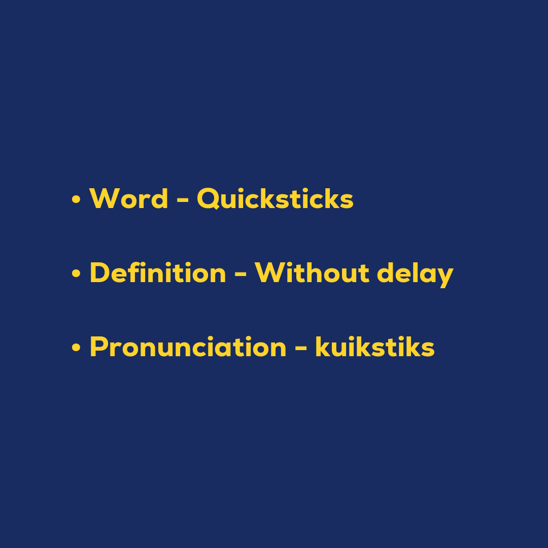 Random Words - Quicksticks