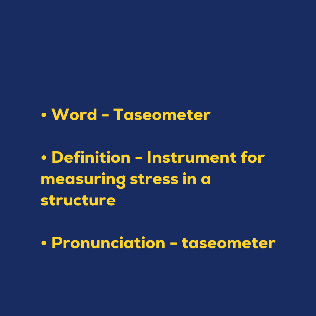 Random Words - Taseometer
