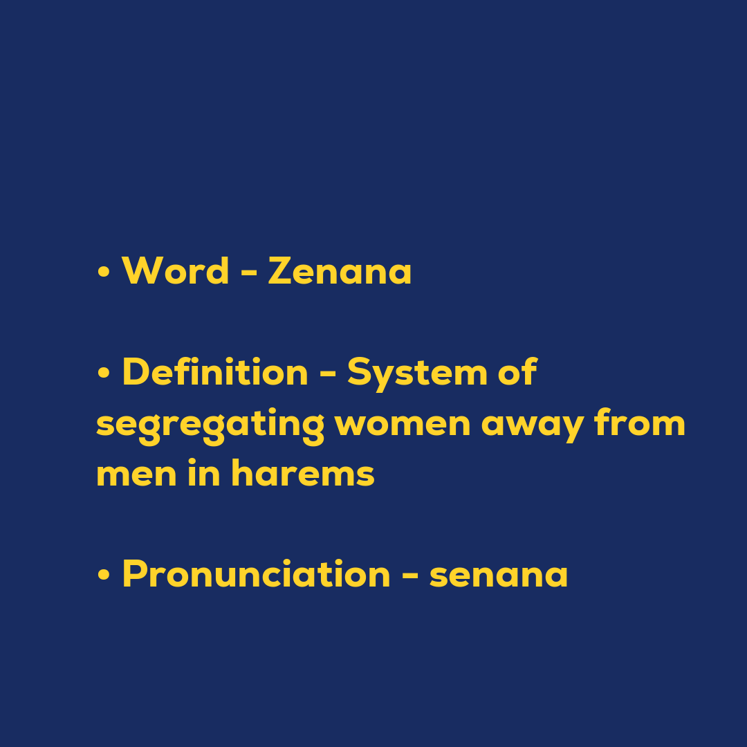 Random Words - Zenana
