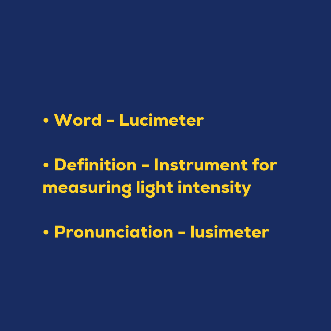 Random Words - Lucimeter