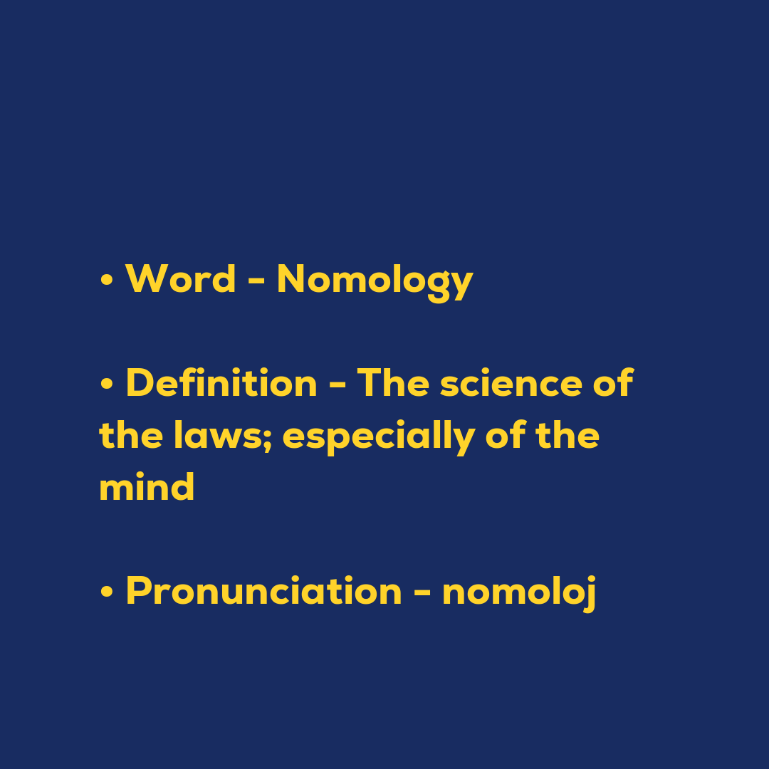 Random Words - Nomology