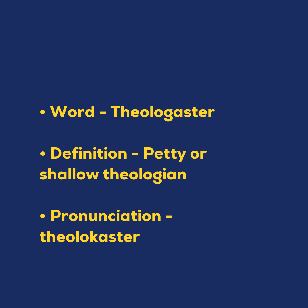 Random Words - Theologaster