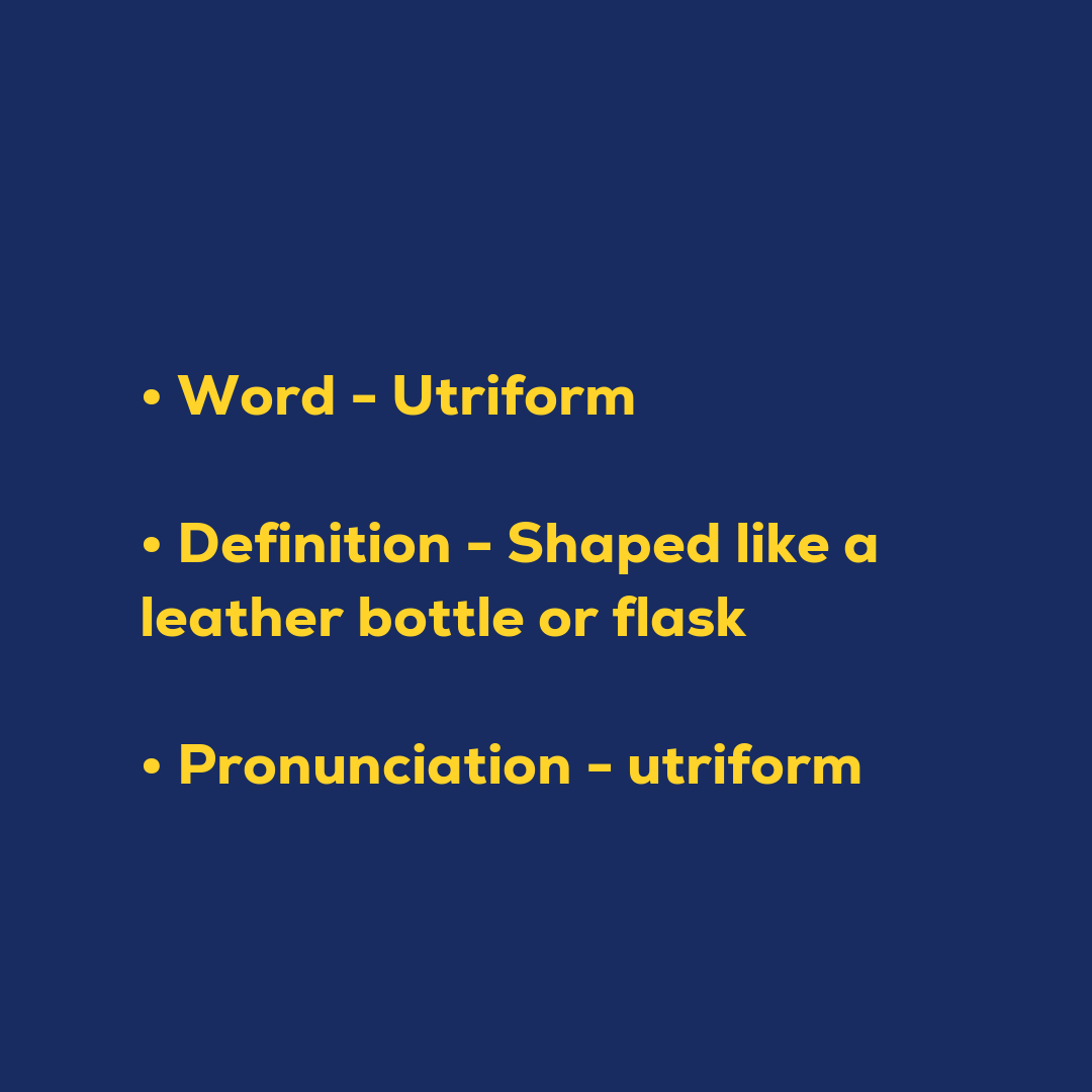 Random Words - Utriform