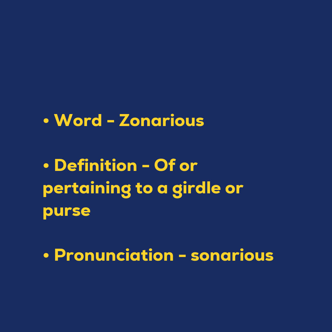 Random Words - Zonarious