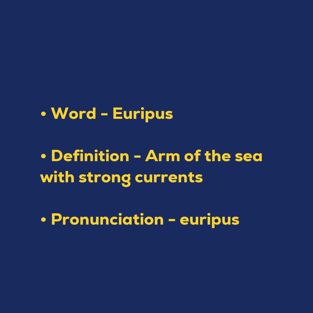 Random Words - Euripus