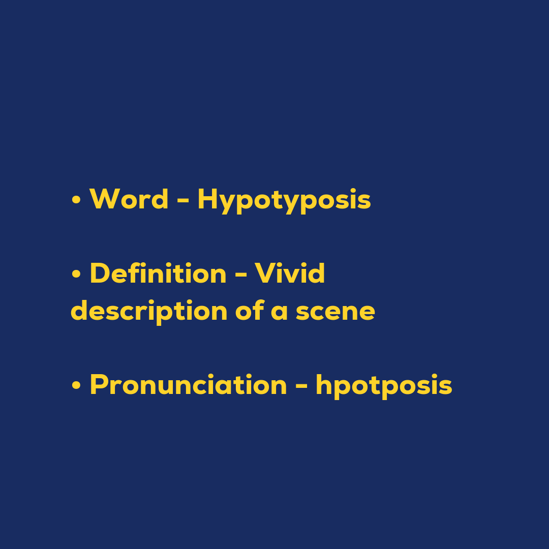 Random Words - Hypotyposis