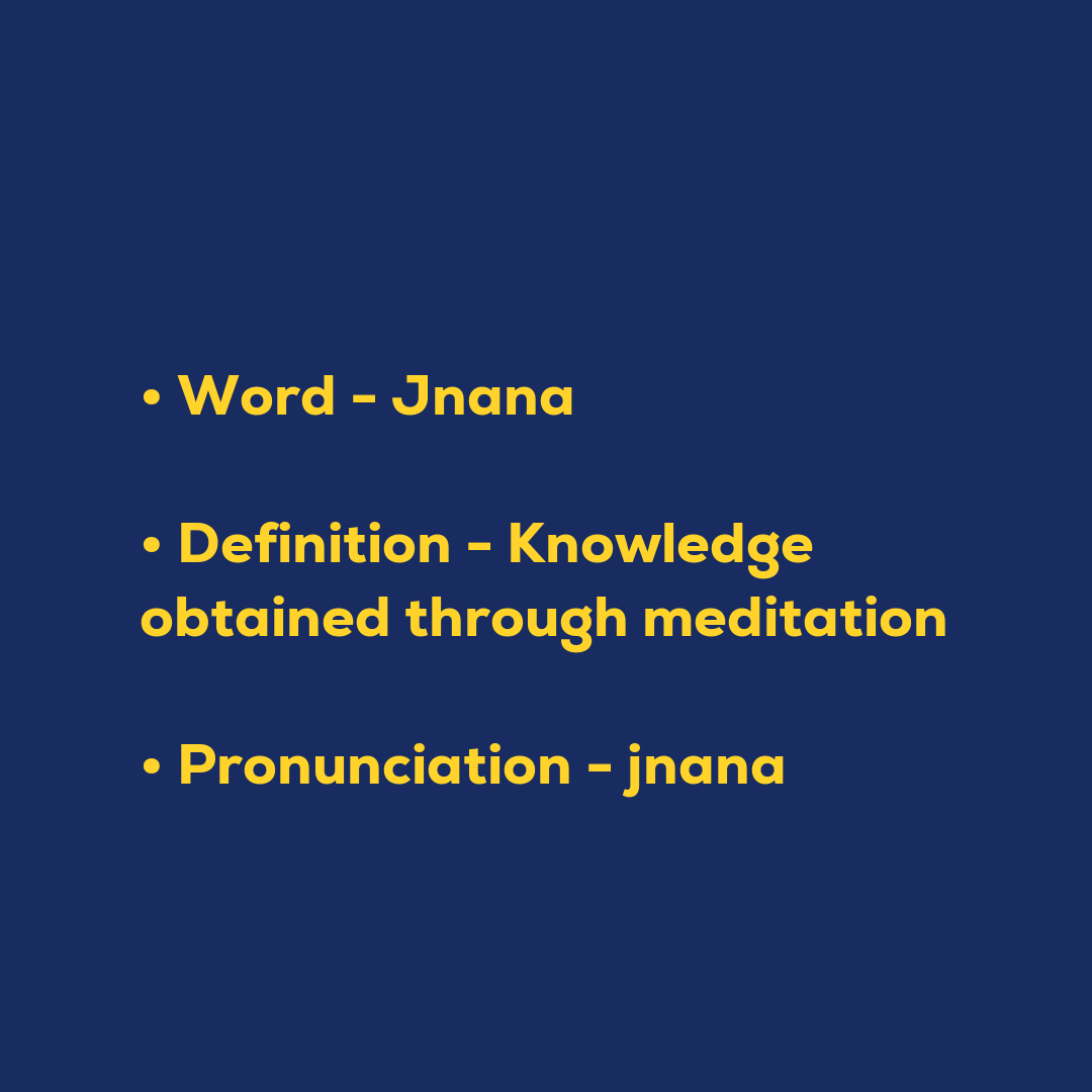 Random Words - Jnana