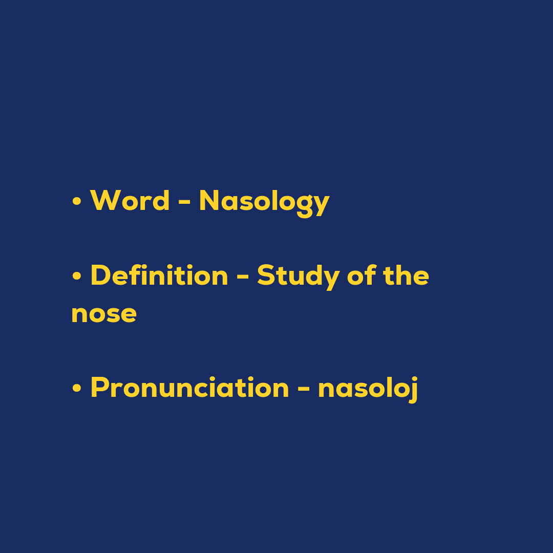 Random Words - Nasology