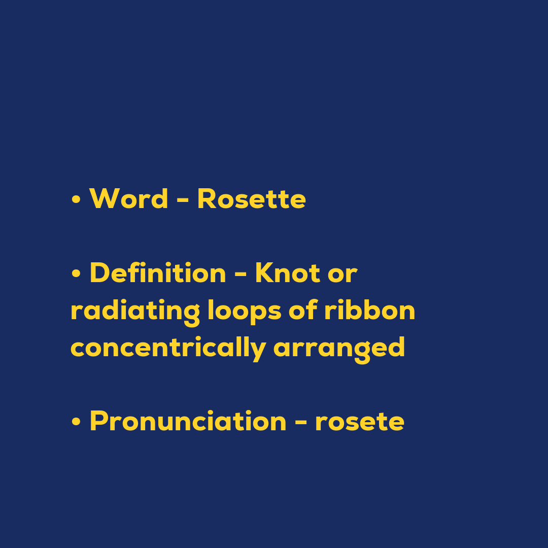 Random Words - Rosette