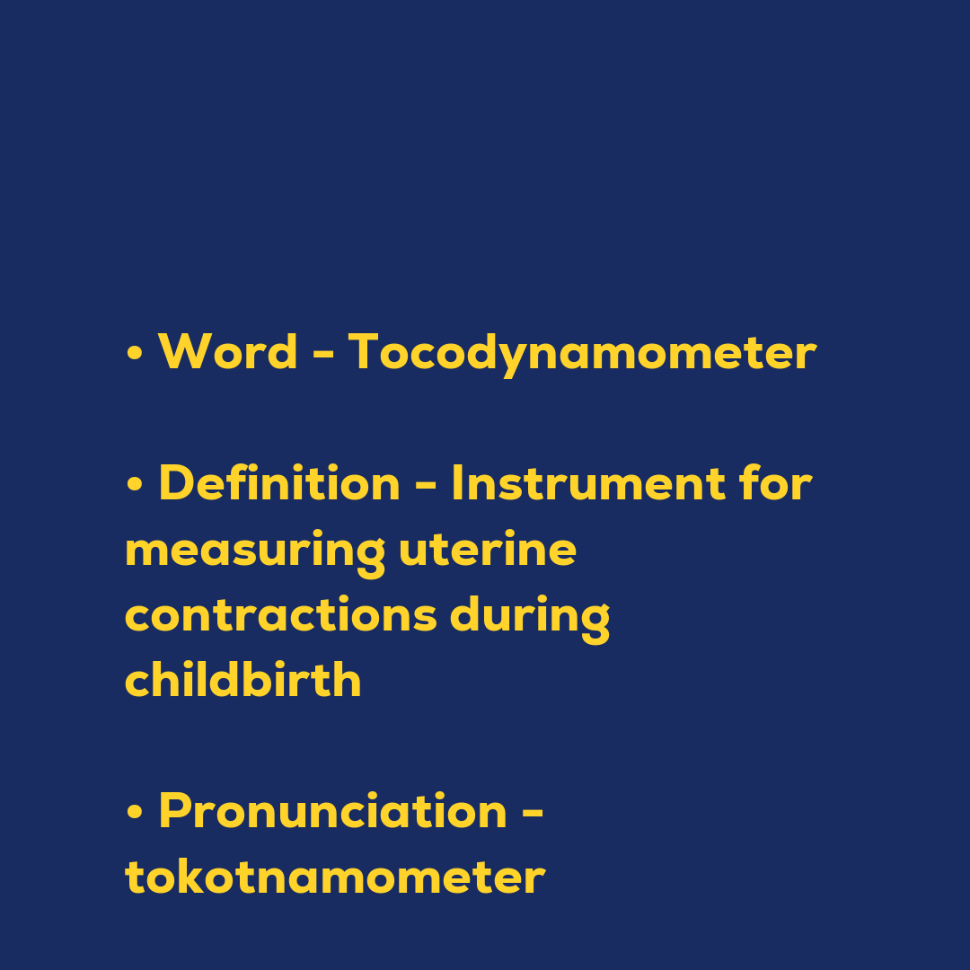 Tocodynamometer