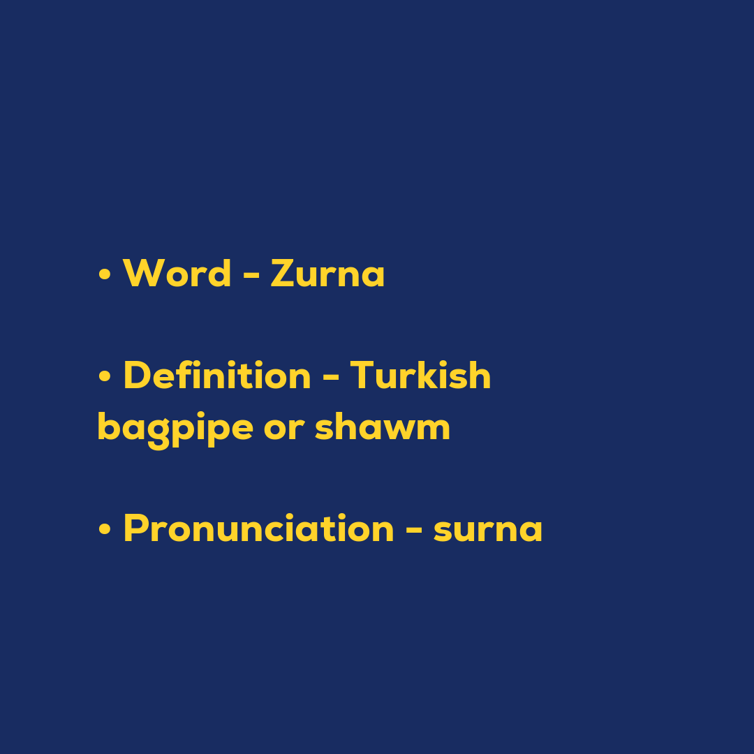 Random Words - Zurna