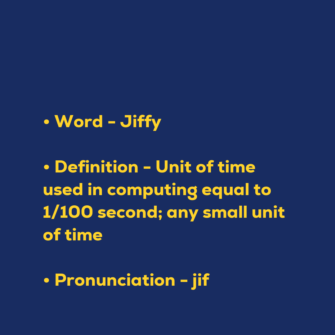 Random Words - Jiffy