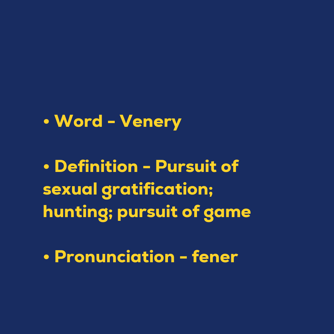 Random Words - Venery