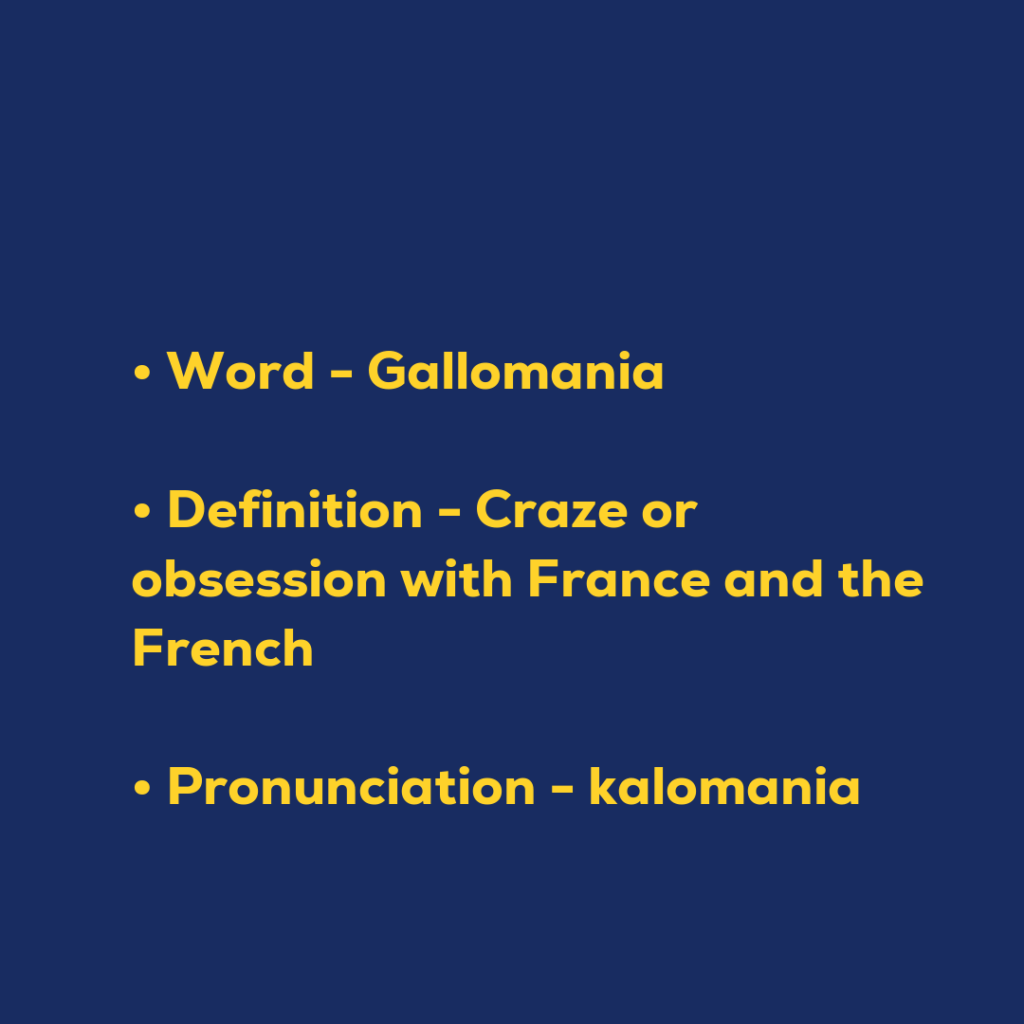 Random Words - Gallomania